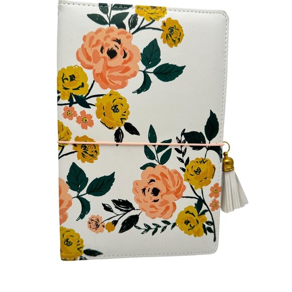 Crate Paper Floral Journal Cover With 2 Inserts Tassel Closure - Picture 1 of 16